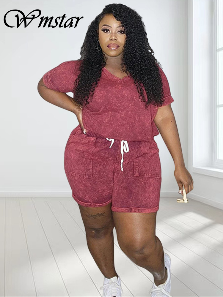 Summer Clothing Wholesale - Wmstar Plus Size Two Piece Outfits