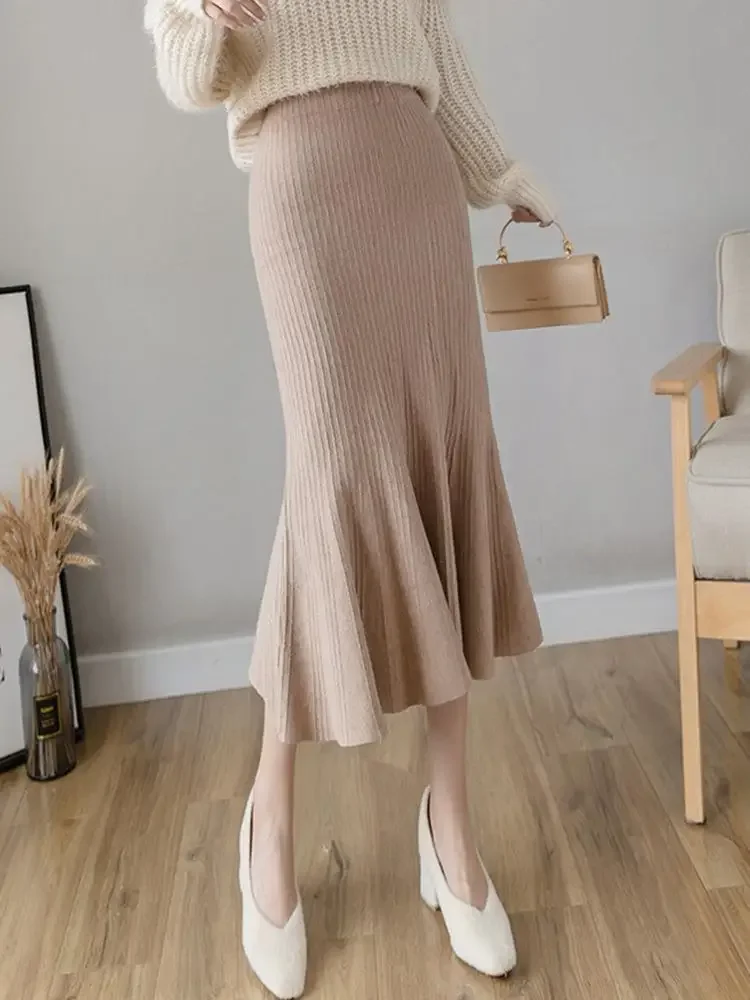 Elegant High Waist Knitted Wra - Summer Clothing Wraps review and price