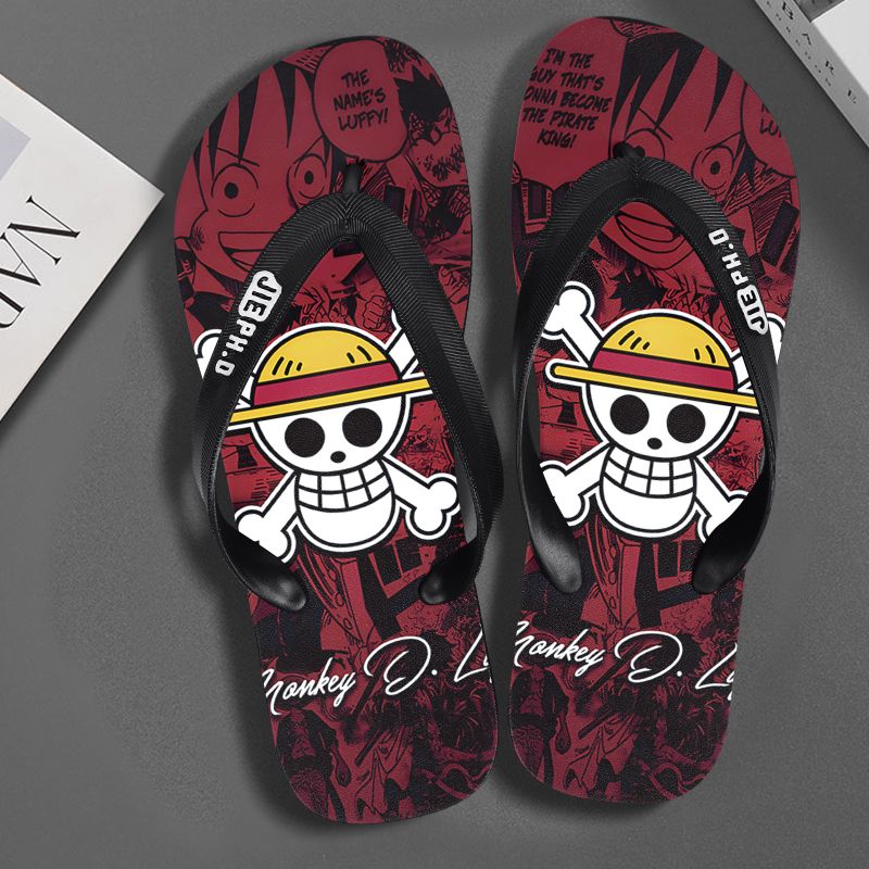 New One Piece anime flip-flops - Summer Clothing Wholesale review and price