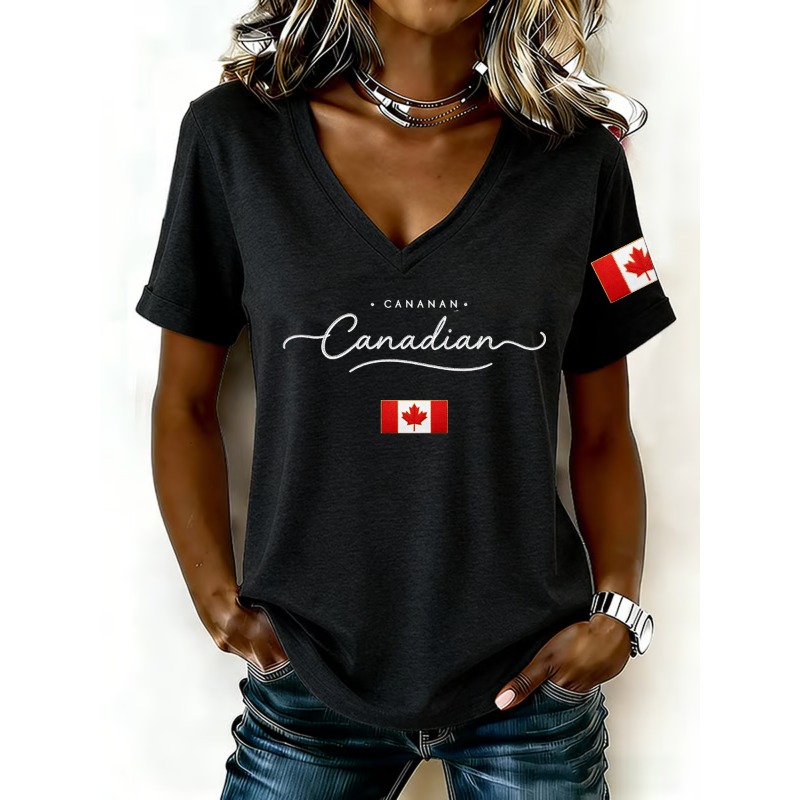 Canada National Flag Print Wom - Summer Clothing Women Canada review and price