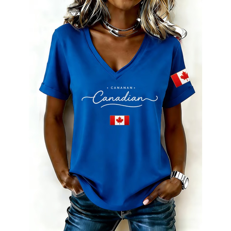 Canada National Flag Print Wom - Summer Clothing Women Canada review and price