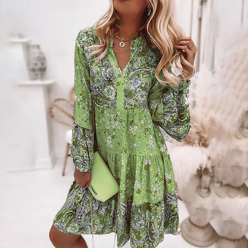Casual Floral Print Dresses Fo - Summer Zara review and price