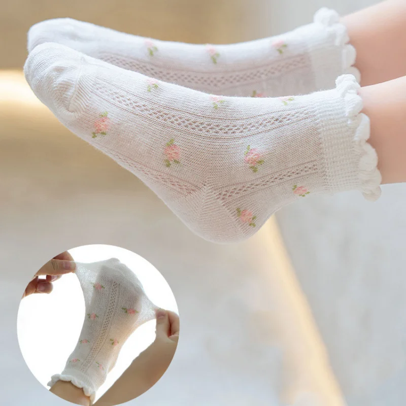 Kids Socks 5 Pairs/Lot Spring  - Summer Clothing Baby Girl review and price