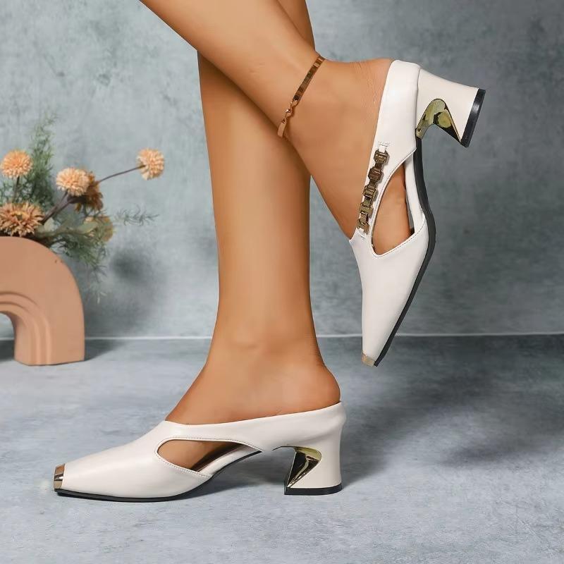 Women High Heels Slippers Chun - Summer Clothing Stores review and price