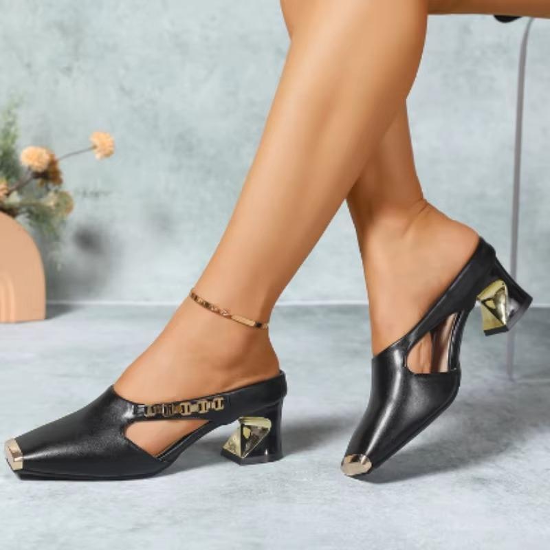Women High Heels Slippers Chun - Summer Clothing Stores review and price