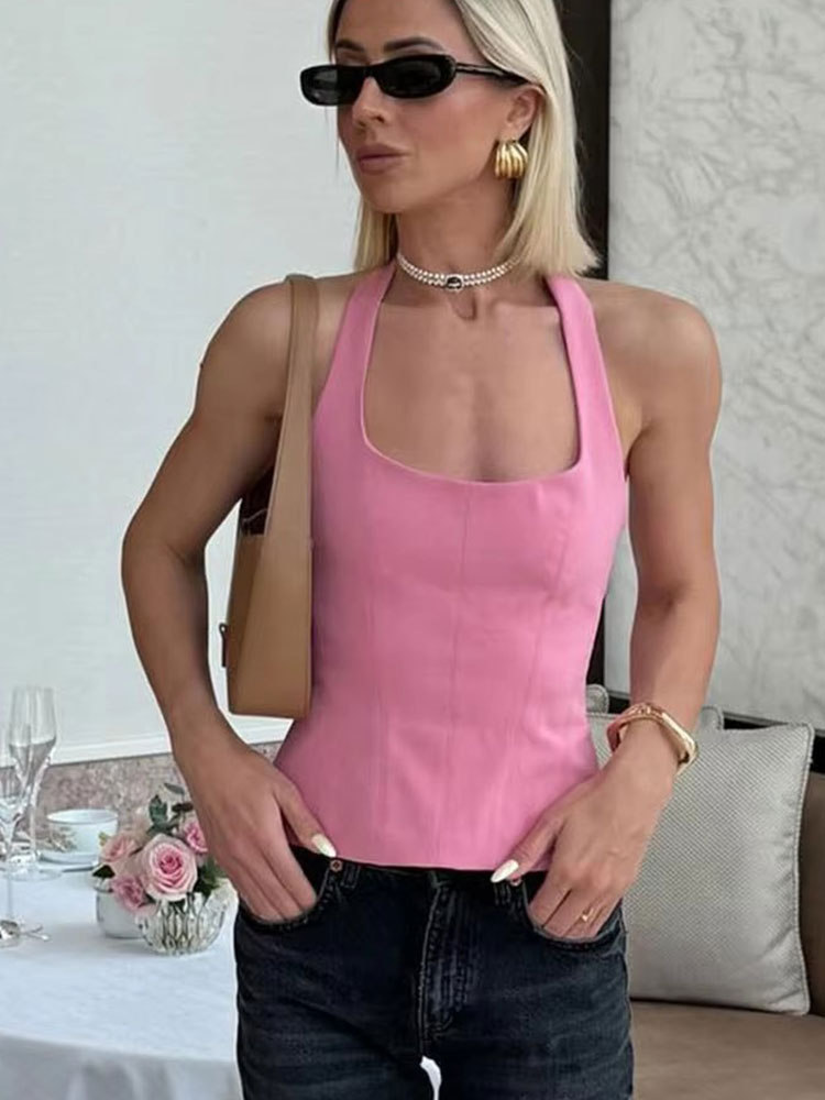 HH Women Fashion Halter Croppe - Summer Zara review and price