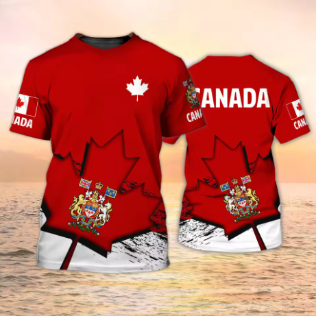 Canada T-Shirts Canadian Flag  - Summer Clothing Women Canada review and price
