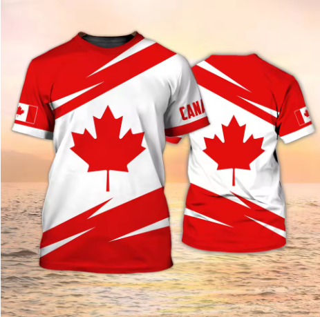 Canada T-Shirts Canadian Flag  - Summer Clothing Women Canada review and price
