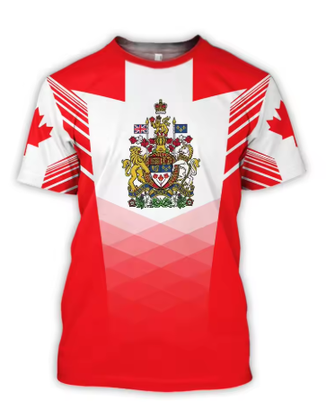 Canada T-Shirts Canadian Flag  - Summer Clothing Women Canada review and price