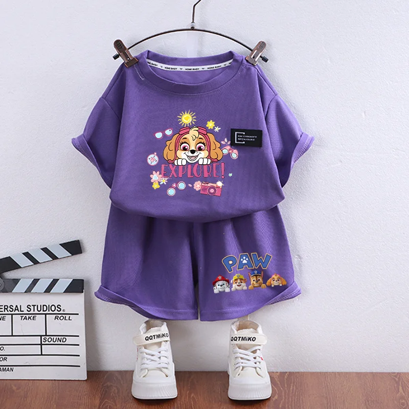 2Pc Paw Patrols T Shirt Chase  - Summer Clothing Baby Girl review and price