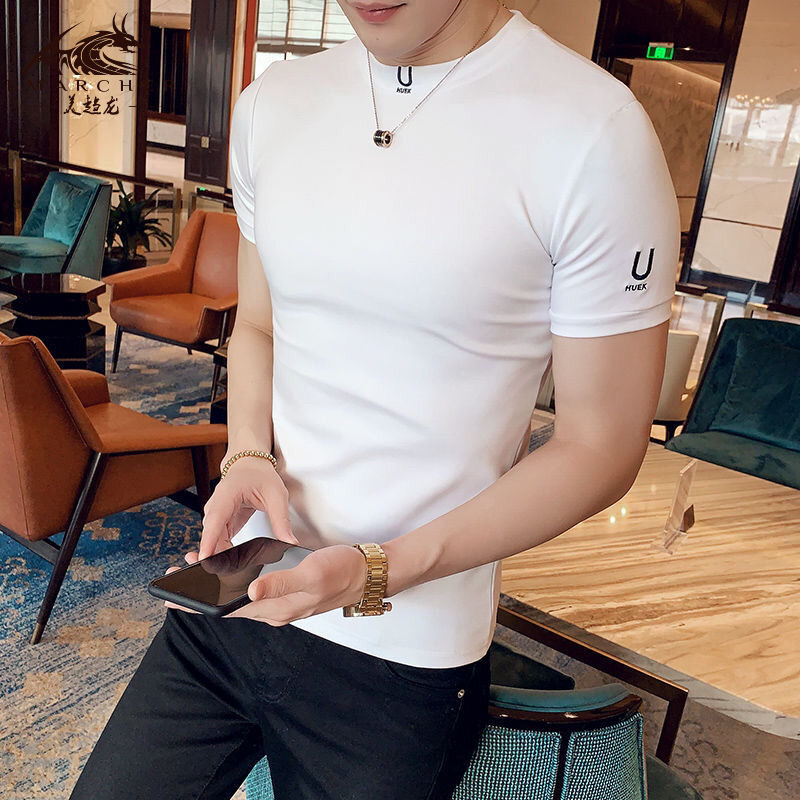 Black T Shirt for Men Plain Cl - Summer Clothing Wholesale review and price