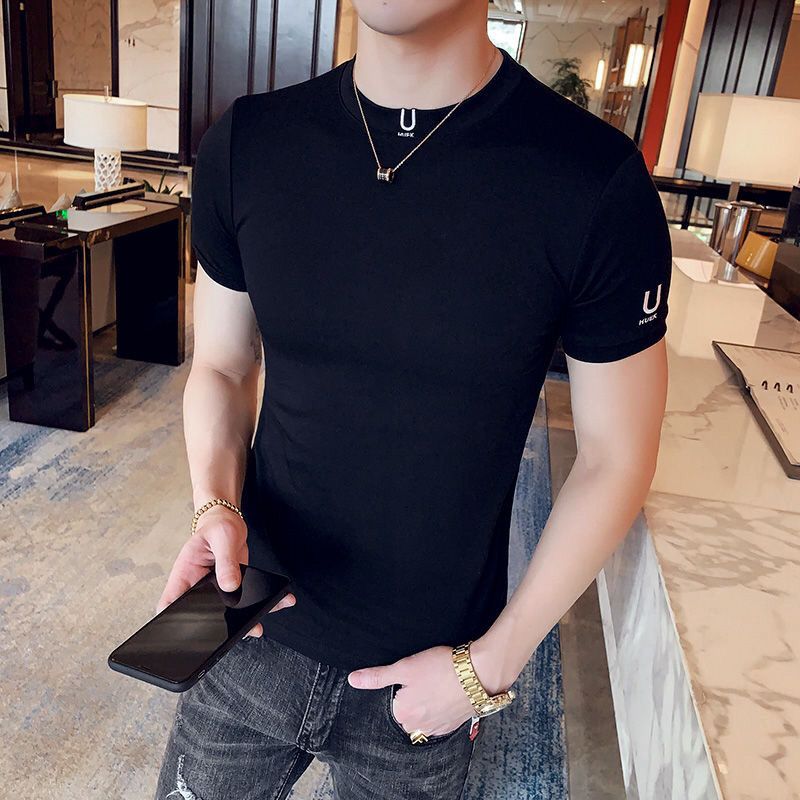 Black T Shirt for Men Plain Cl - Summer Clothing Wholesale review and price