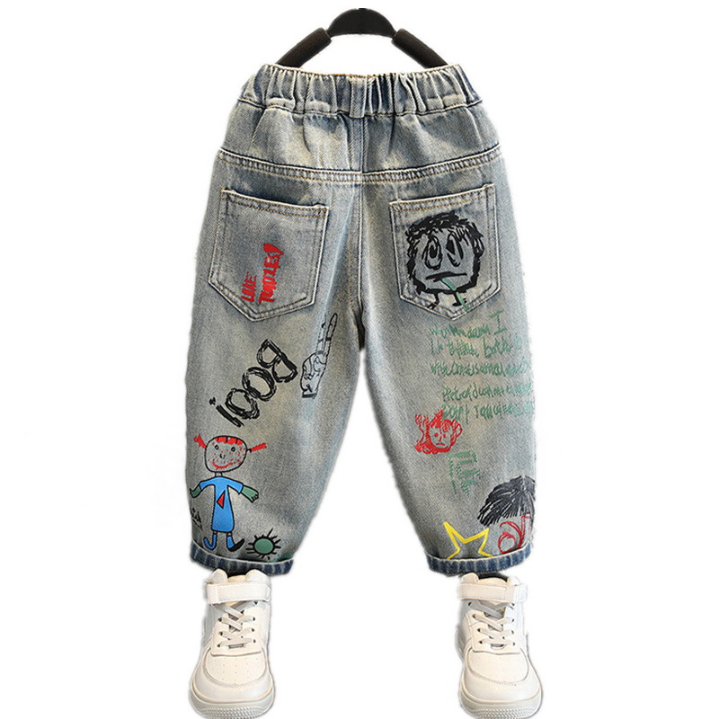 Baby Boy Jeans For Children Ch - Summer Clothing Drawing review and price