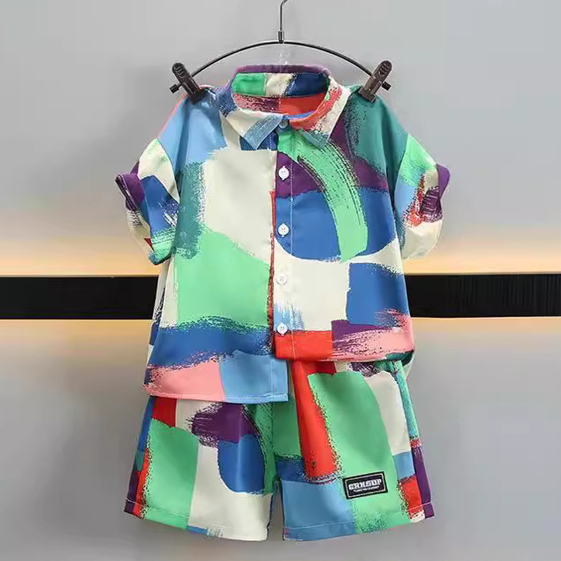 New Summer Baby Clothes Suit C - Summer Clothing Drawing review and price